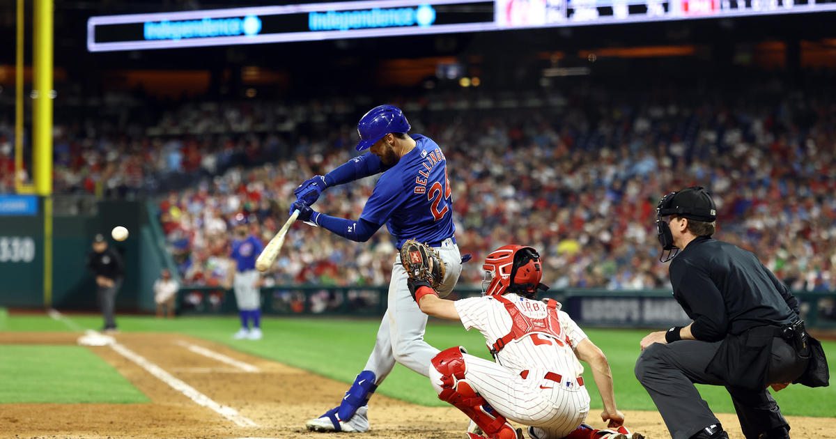 Philadelphia Phillies lose to Chicago Cubs despite home runs by Bryce Harper and Kyle Schwarber