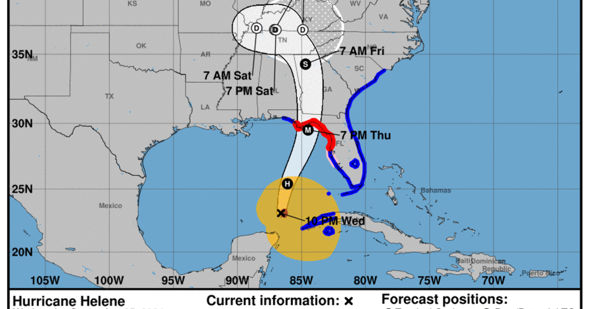 Maps show track of Hurricane Helene What to know about possible paths