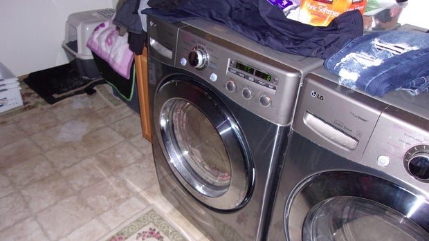 Secadora na casa de Kendy e Dan Howard.