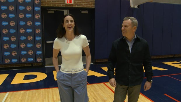 Caitlin Clark and Jon Wertheim