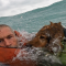 Video shows rescue of man, dog sailing during Hurricane Helene