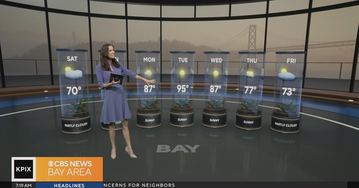First Alert Weather Saturday morning forecast CBS San Francisco
