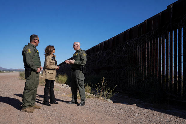 VP Kamala Harris visits US-Mexico border 