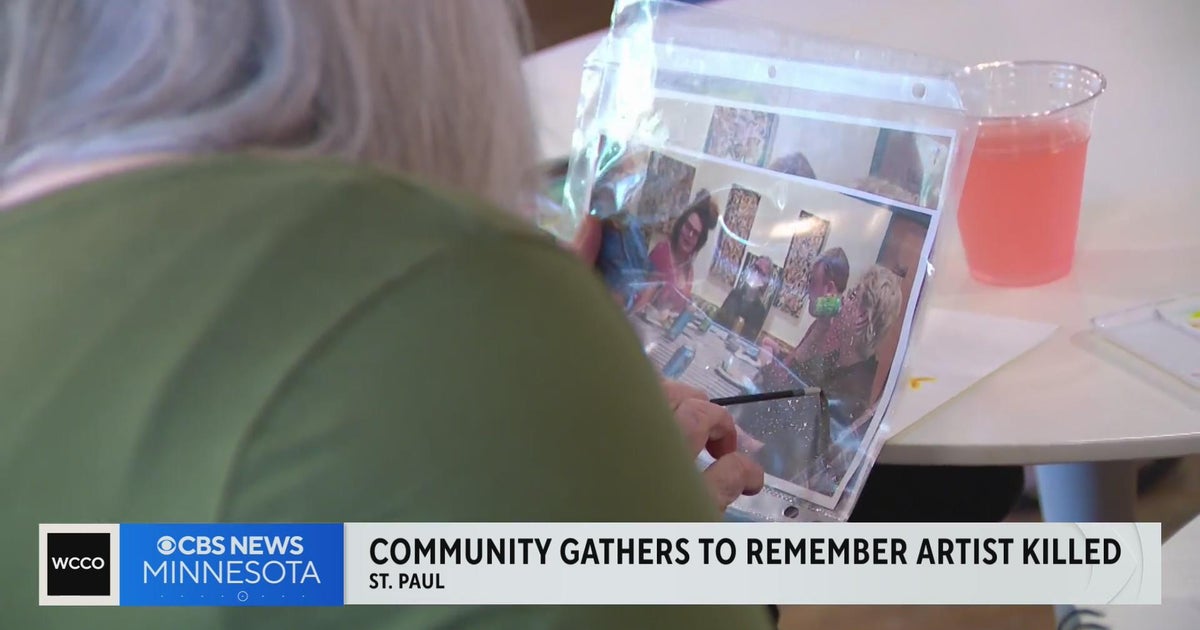 Vigil held for St. Paul artist killed in shooting - CBS Minnesota