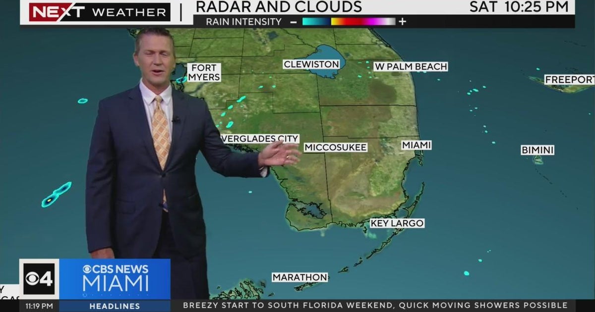 South Florida 11 p.m. Weather Forecast 9/28/2024 CBS Miami