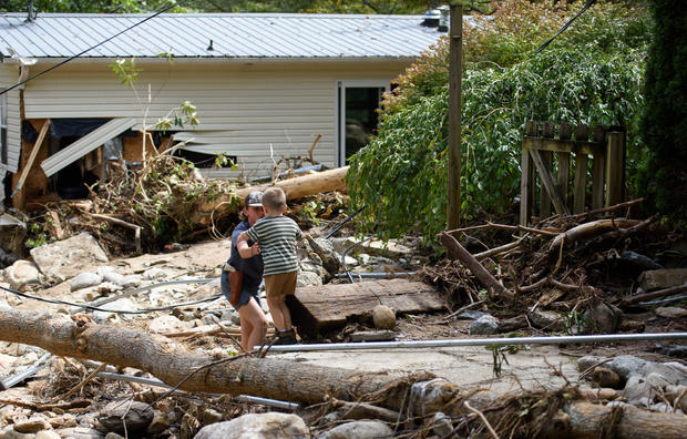 Storm Helene Causes Massive Flooding Across Swath Of Western North Carolina 