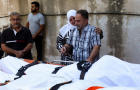 Funeral of people killed in an Israeli attack on the city of Ain Deleb, in Sidon 