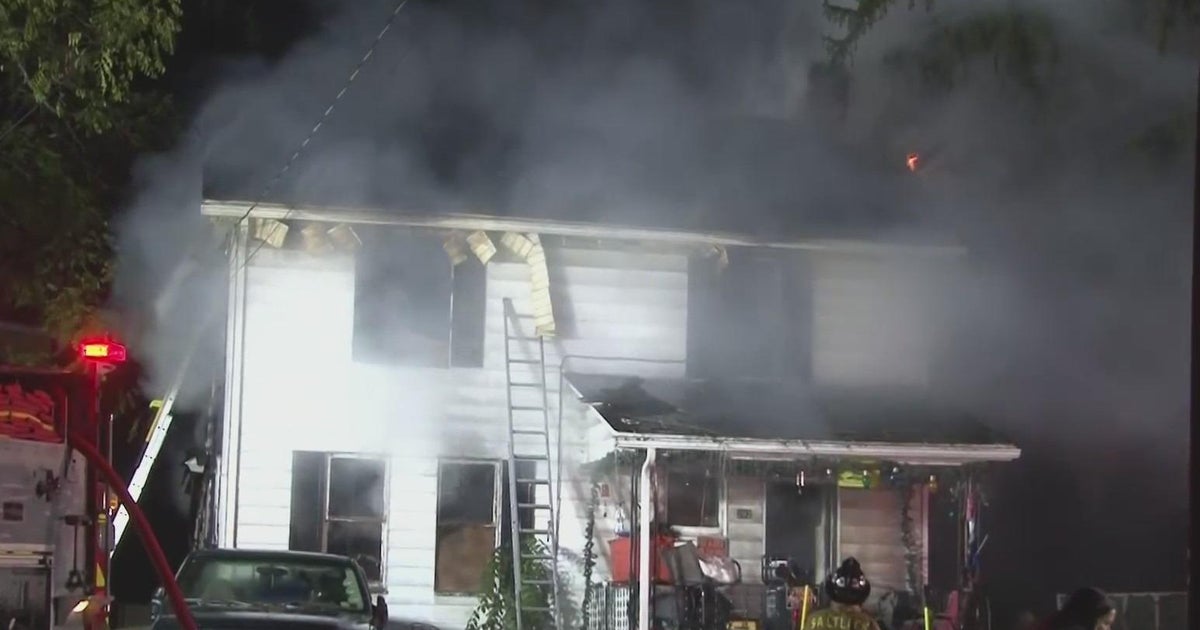 6 people displaced after fire destroys Fayette County home - CBS Pittsburgh