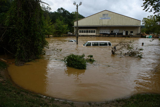 Storm Helene Causes Massive Flooding Across Swath Of Western North Carolina 