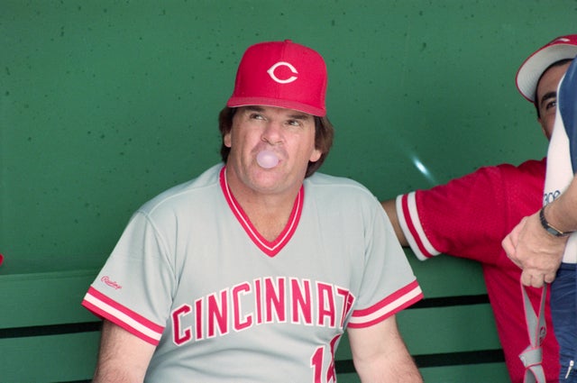 Pete Rose as Cincinnati Reds manager 