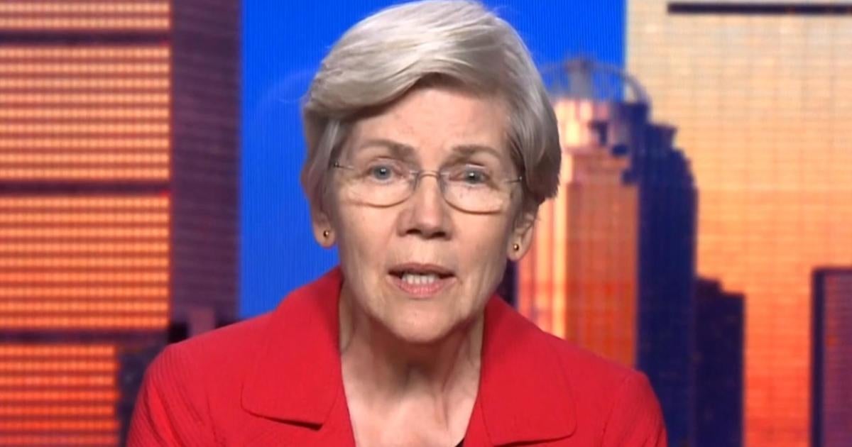 Sen. Elizabeth Warren previews Vance-Walz debate