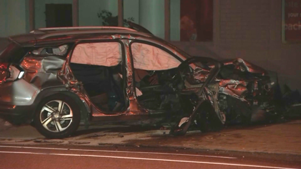 Civilian vehicle involved in crash with Philadelphia Police car 