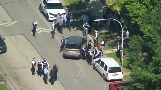 Police Line Cordon Tape at a Crime Scene 