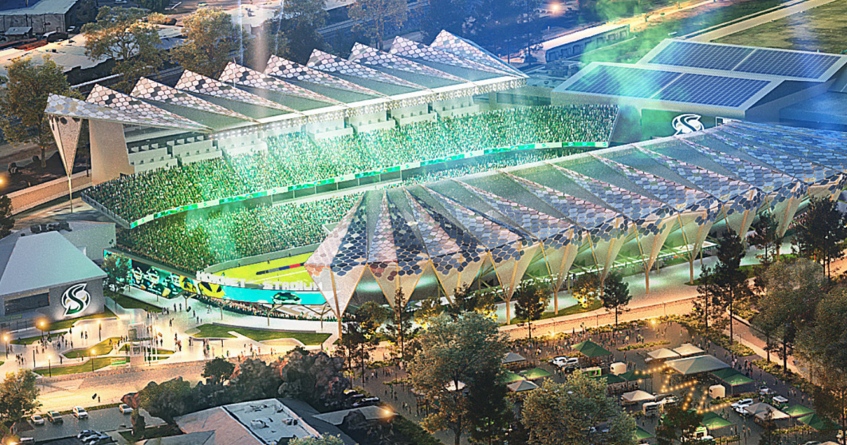 See images of Sacramento State's proposed new football stadium in an exclusive first look