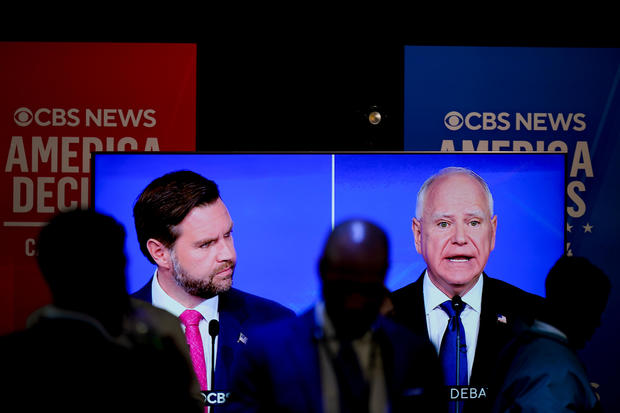 CBS Hosts Vice Presidential Debate 