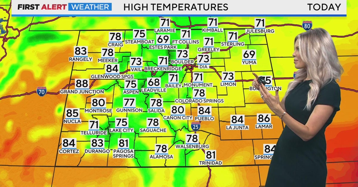 Cooler temperatures in Denver before more record heat on Saturday - CBS ...
