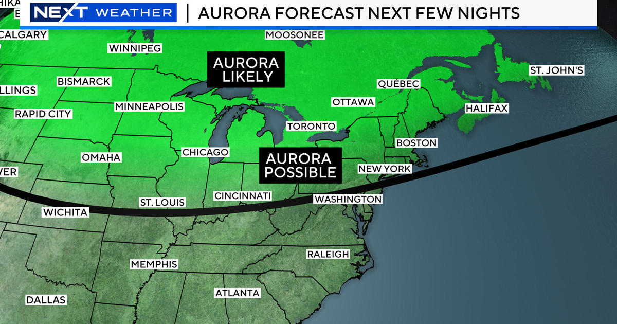 The northern lighting may well be visual in Massachusetts once more. See the aurora forecast map.