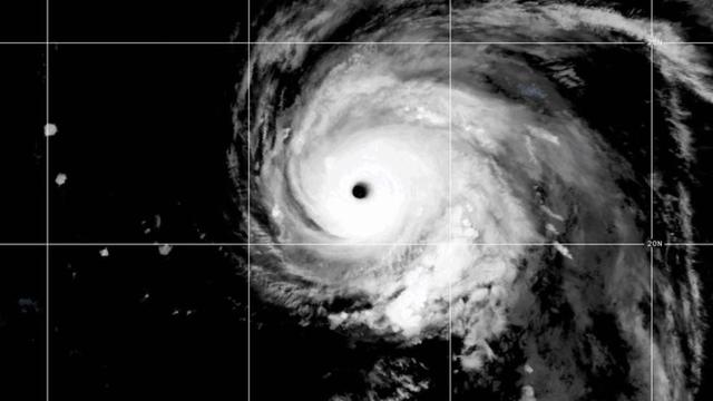 Hurricane Kirk is seen in the Atlantic Ocean in a satellite image captured at 10:30 a.m. EDT, Oct. 3, 2024. 