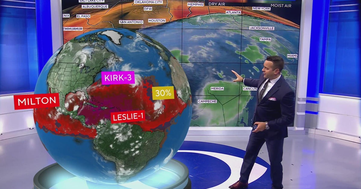 Milton grows in the Gulf, dry cold front on the way for North Texas