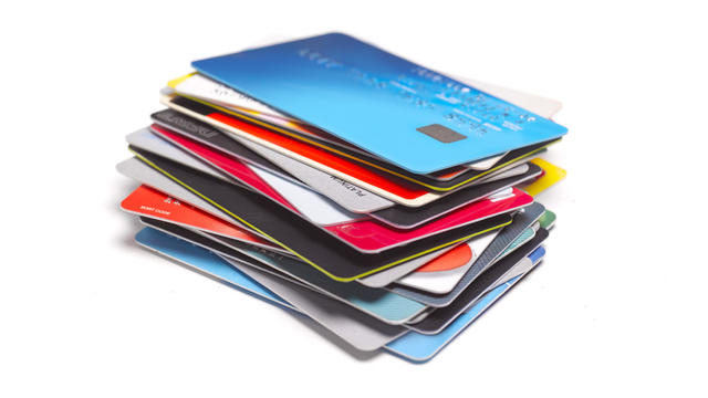 Heap of credit cards 