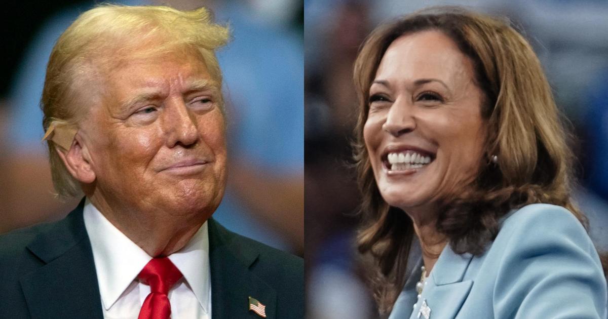 New poll on Harris, Trump representing change