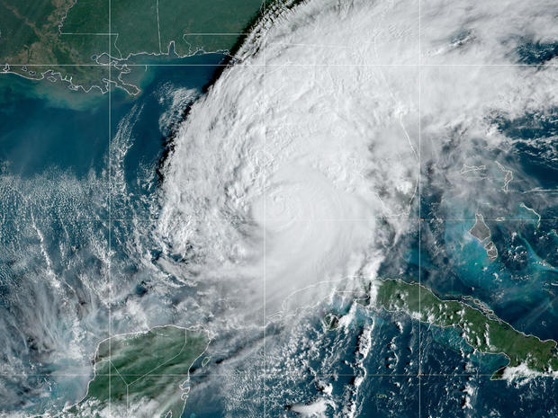 Hurricane Milton is seen in the Gulf of Mexico in a satellite image captured at 9:20 a.m. EDT, Oct. 9, 2024. 