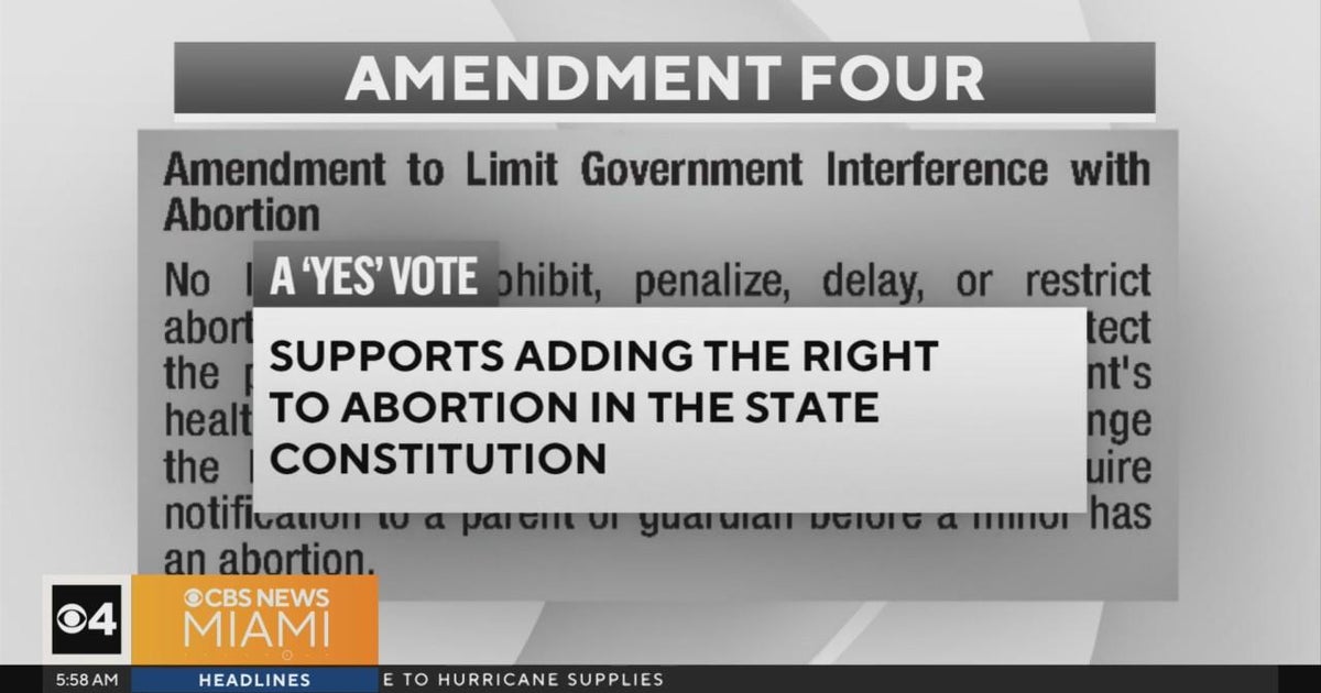 Florida voters to decide Amendment 4, the right to an abortion initiative Florida voters to decide Amendment 4, the right to an abortion initiative