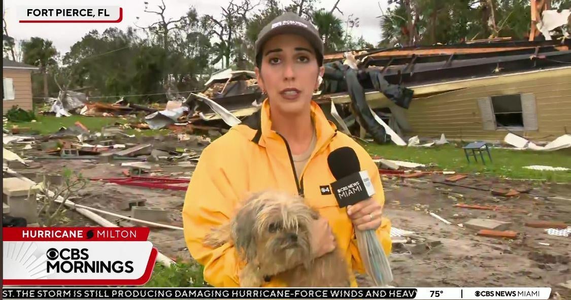 Dog rescued from rubble at St. Lucie County retirement community hit by Hurricane Milton tornado