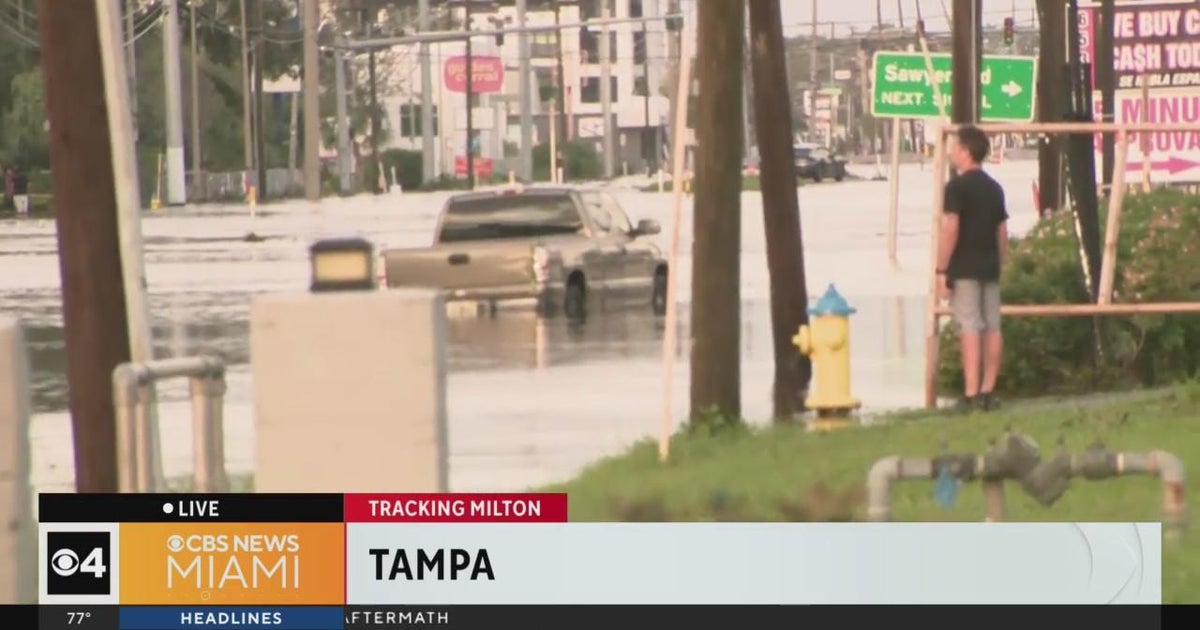 Widespread flooding in Tampa from Hurricane Milton Widespread flooding in Tampa from Hurricane Milton