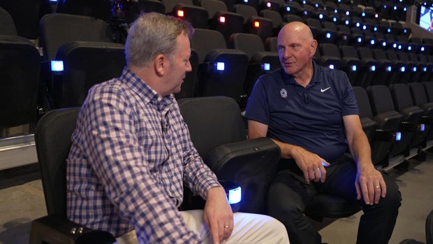 Jon Wertheim and Steve Ballmer 