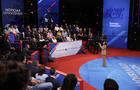 Democratic Presidential Candidate Vice President Kamala Harris Attends Univision Hosted Townhall In Las Vegas 