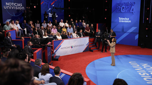 Democratic Presidential Candidate Vice President Kamala Harris Attends Univision Hosted Townhall In Las Vegas 