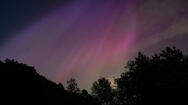 Northern lights gracing skies of Scotland 