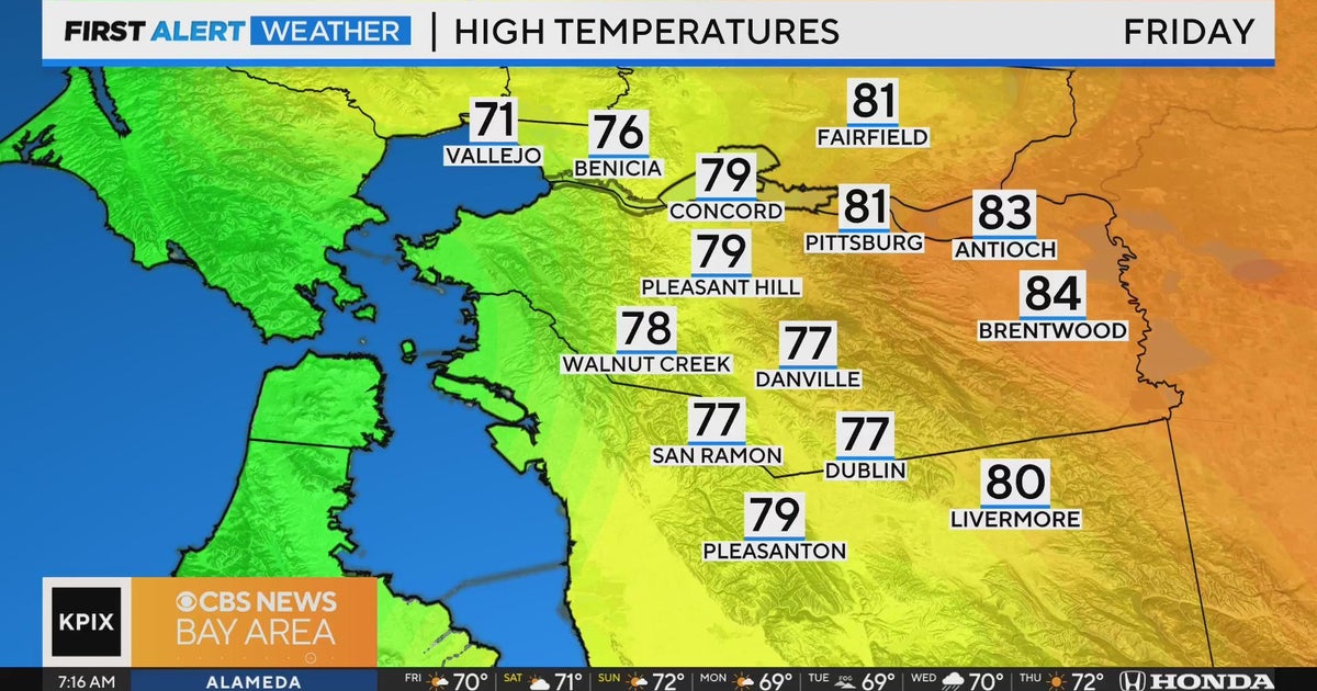 Friday First Alert Weather forecast 10/11/24 - CBS San Francisco