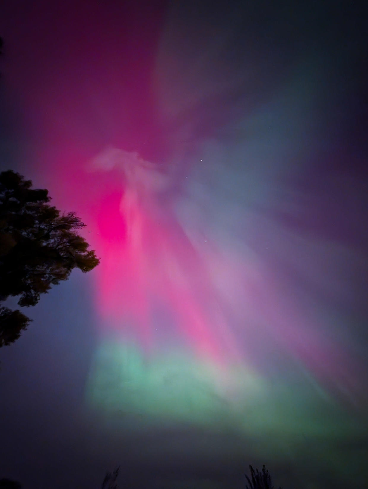 Northern lights in Minnesota Oct. 10, 2024