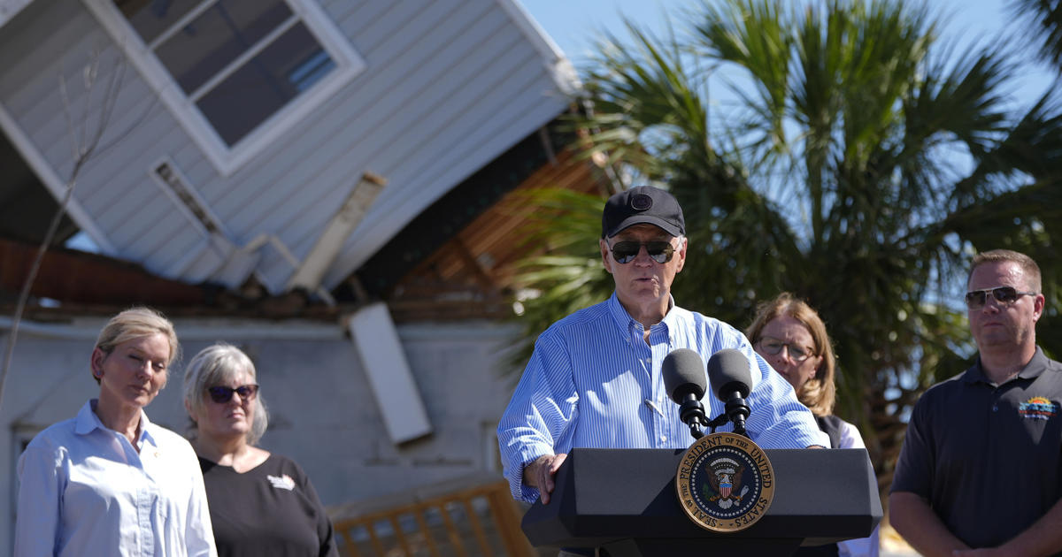 Biden anuncia en Tampa más de 600 millones de dólares para la recuperación de Milton