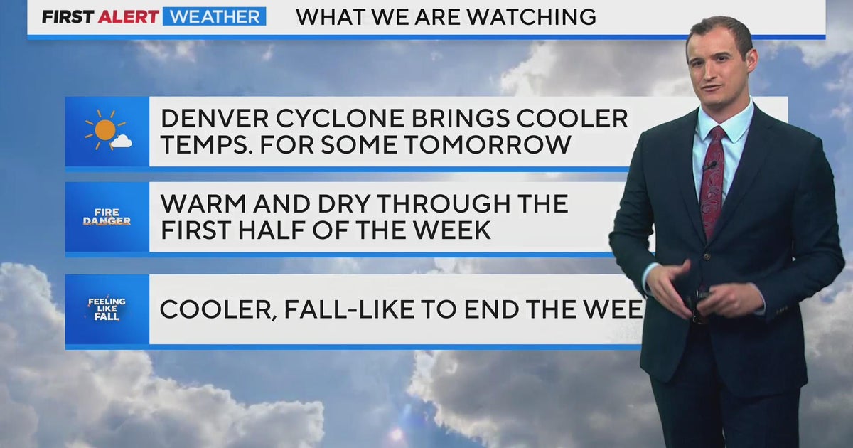 Cooler temperatures in Denver on Sunday, high elevation snow to end the ...