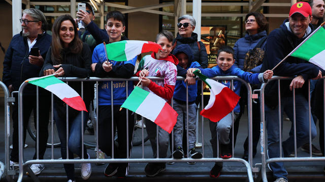 Columbus Day Parade Held Along Manhattan's 5th Avenue 