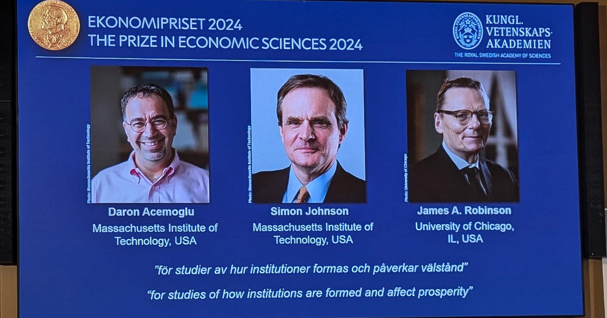 Massachusetts Institute of Technology professors share Nobel Prize in economics