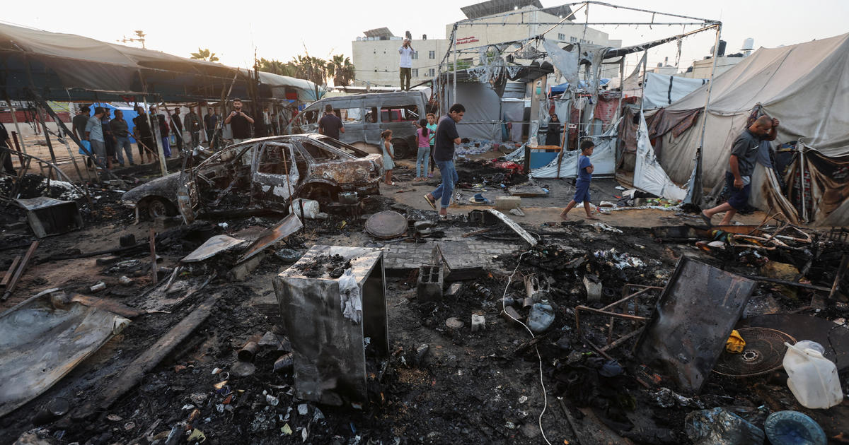 U.S. voices concern as "deeply disturbing" images show fiery Gaza strike