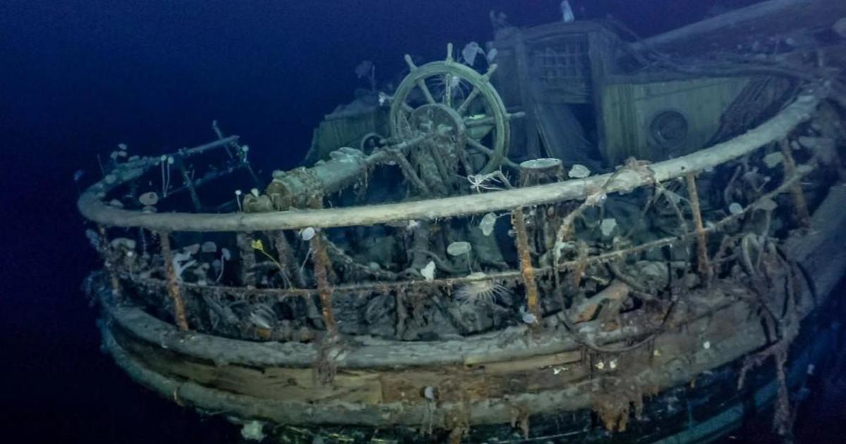 Stunning details of iconic shipwreck Endurance revealed in never-before-seen footage