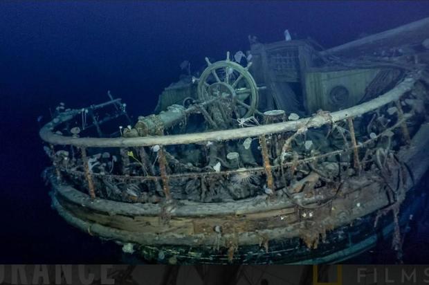 Stunning details of iconic shipwreck Endurance revealed in never-before-seen footage