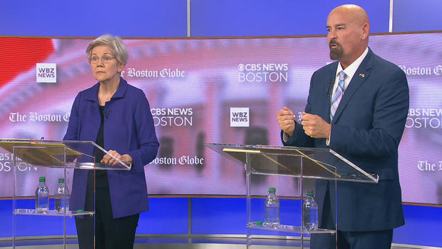 Top Moments From Debate Between Sen. Elizabeth Warren, John Deaton ...