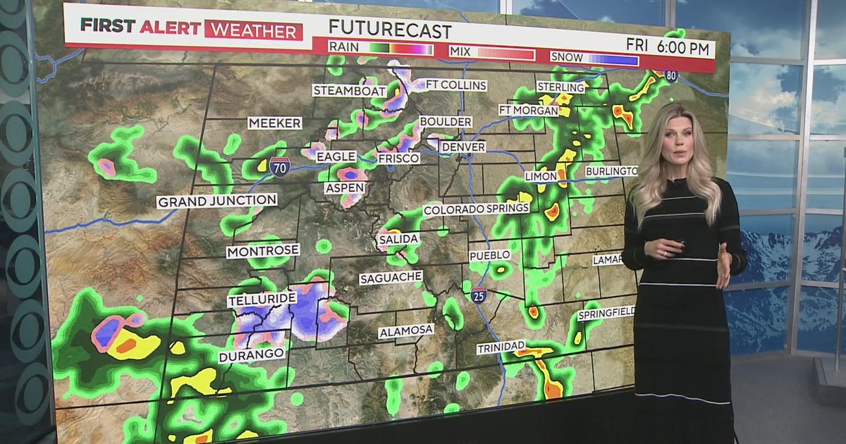 Much cooler temperatures and wet weather in Colorado - CBS Colorado