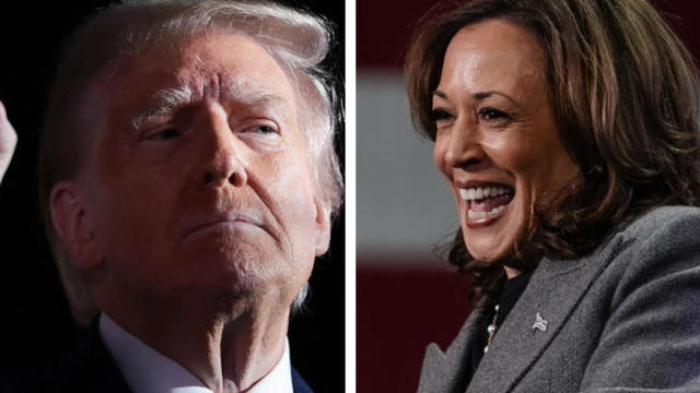 Donald Trump and Kamala Harris 