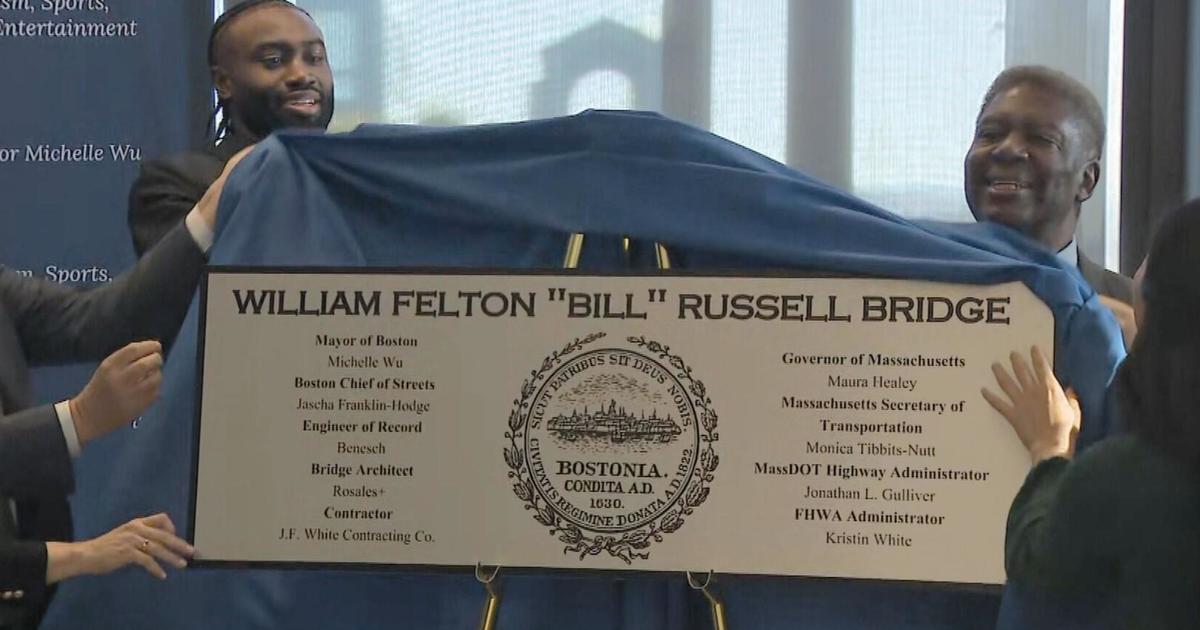 Boston renames the bridge after Bill Russell, Celtics legend and civil rights activist