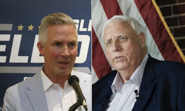 Wheeling Mayor Glenn Elliott, and West Virginia Gov. Jim Justice 