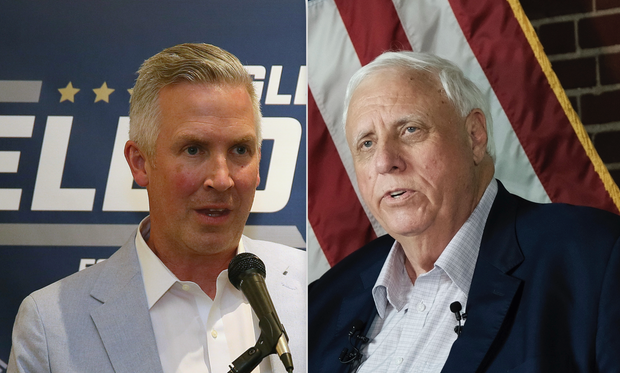 Wheeling Mayor Glenn Elliott, and West Virginia Gov. Jim Justice