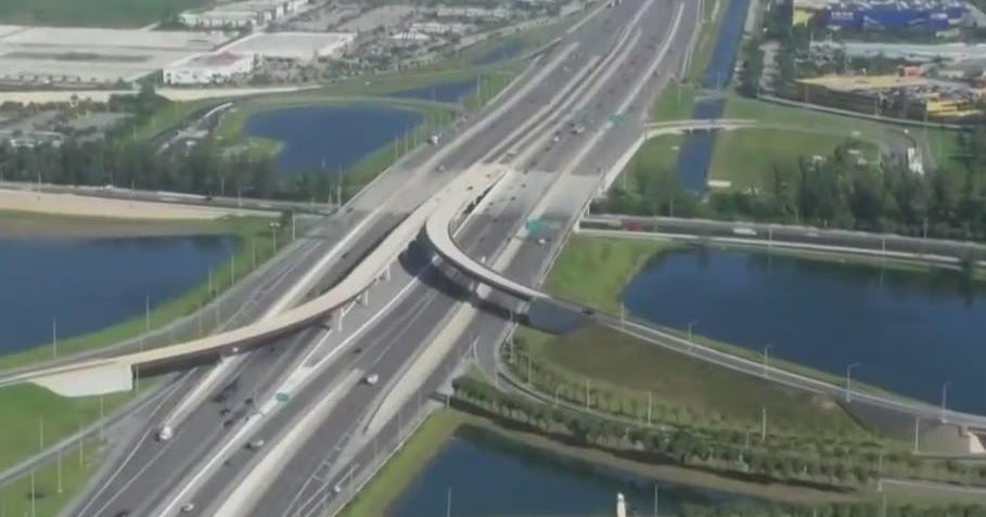 New ramps connect Dolphin Expressway and Florida Turnpike Extension New ramps connect Dolphin Expressway and Florida Turnpike Extension