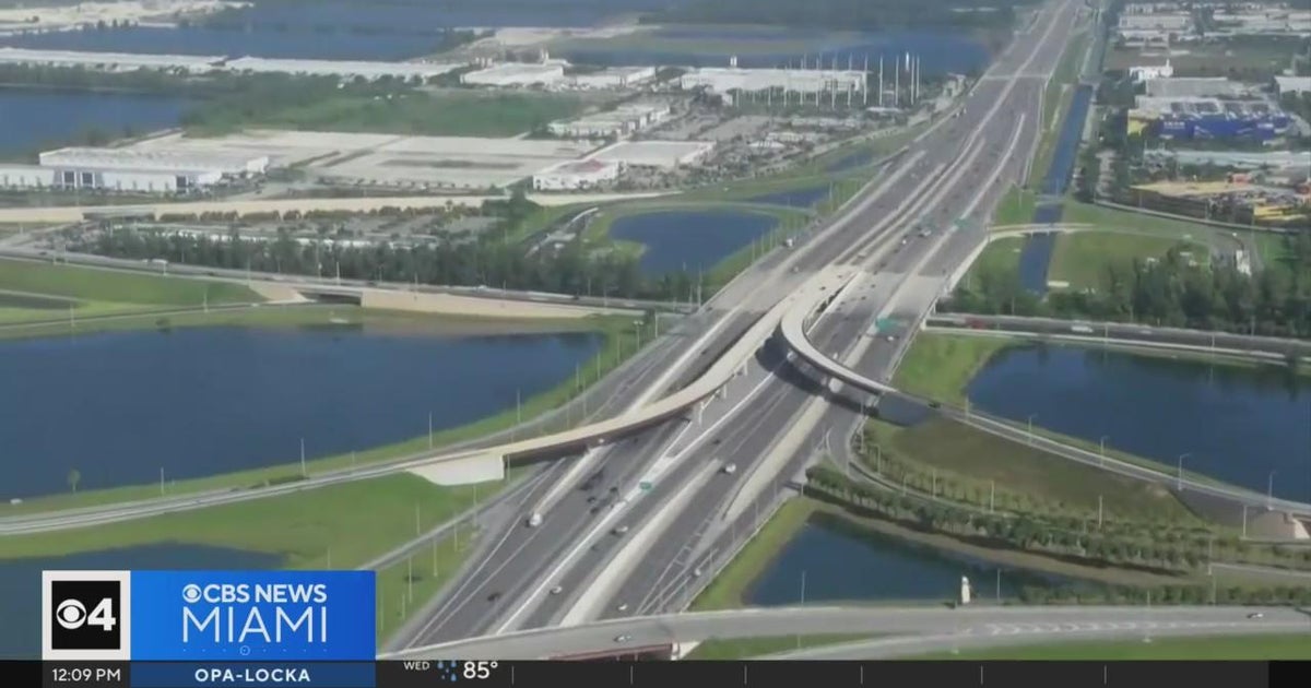 Four new ramps connect the Dolphin Expressway to the Florida Turnpike Four new ramps connect the Dolphin Expressway to the Florida Turnpike